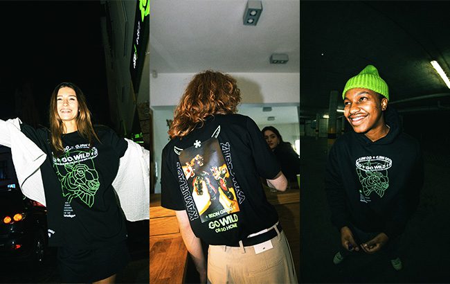 Żubrówka collaborated with streetwear brand Kamuflage
