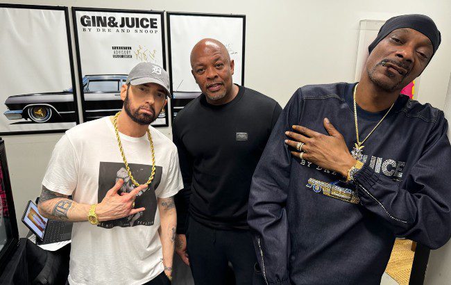 Eminem Dr Dre Snoop Dogg