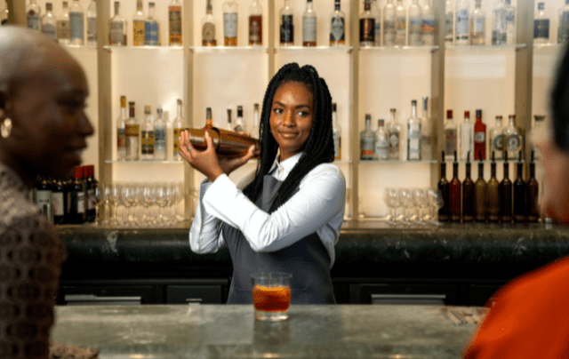 OurWhisky female bartender on-trade