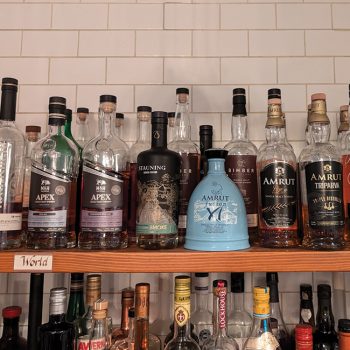 A selection of world whiskies at Brooklyn’s Travel Bar