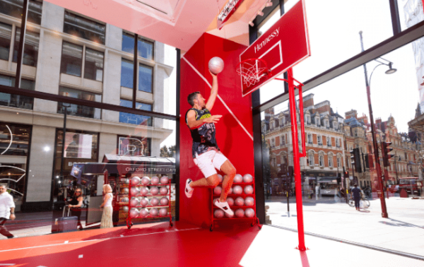 Hennessy brings spirit of NBA to Oxford St