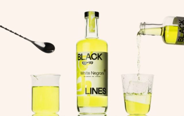 Black Lines White Negroni