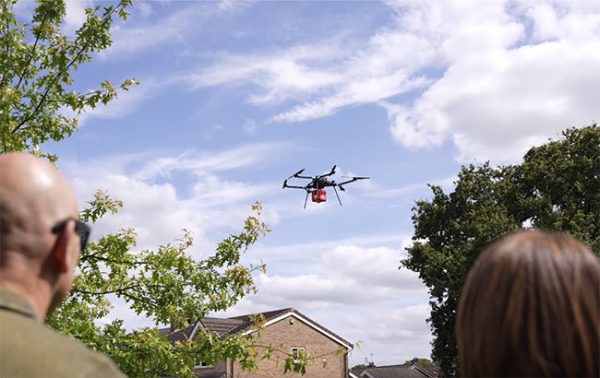 UK bar delivers cocktails by drone