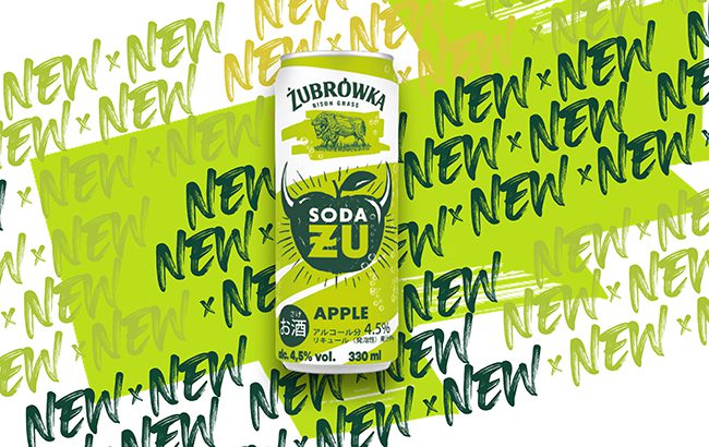Żubrówka Soda Żu is canned at 4.5%