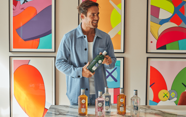 Spencer Matthews with his CleanCo range