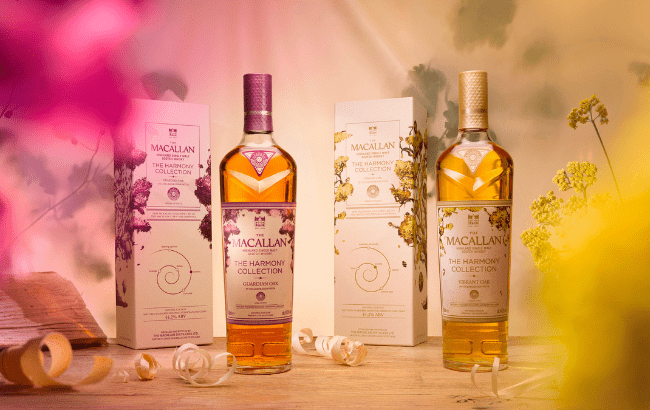 Macallan x Cirque du Soleil whiskies