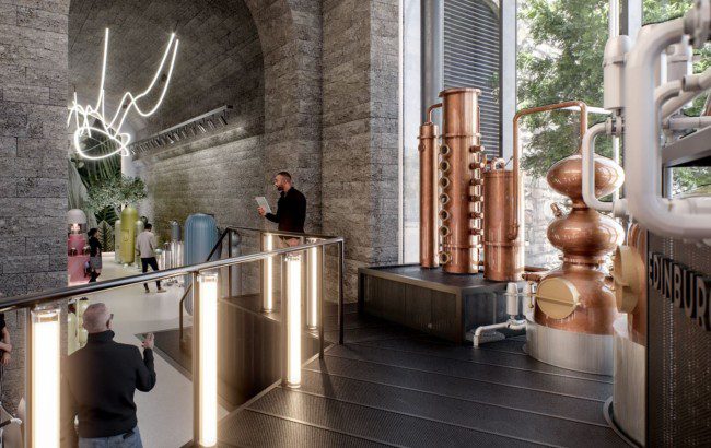 Edinburgh Gin Distillery inside