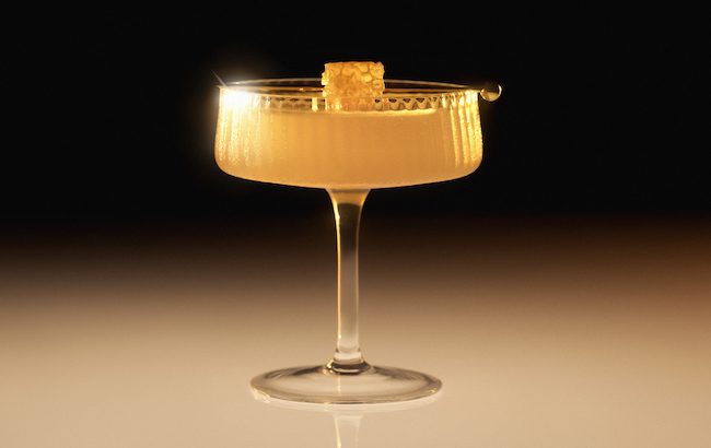 Honeybee cocktail for Thanksgiving