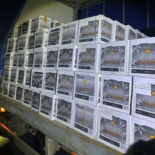 Police catch suspected spirits thieves hiding in haystack