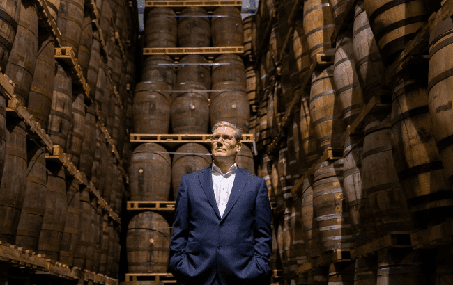 Keir Starmer spirits duty