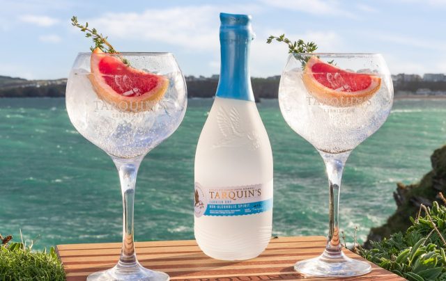 Tarquin's non-alcoholic spirit with tonic