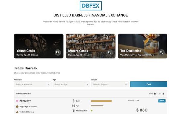 Spirits Capital debuts barrel exchange platform