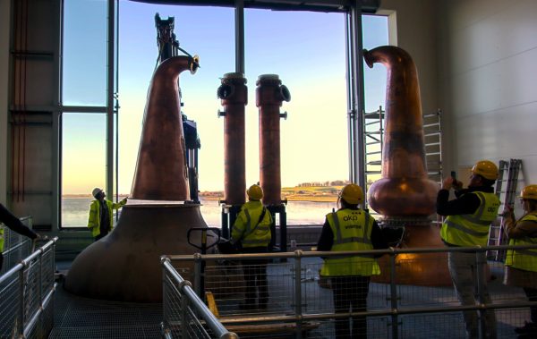 Stills go in at new Eden Mill distillery