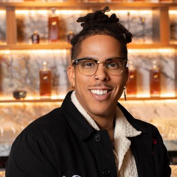 Cameron George is the head blender of SirDavis straight rye whiskey, created by Beyoncé