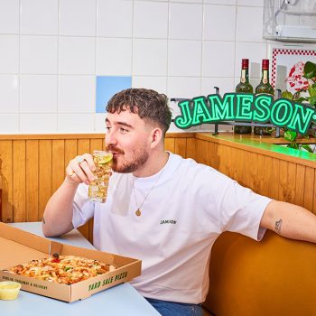 What Willy Cook has partnered with Jameson and Yard Sale Pizza