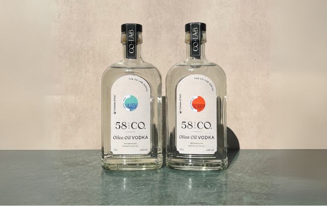 58 and Co olive oil vodkas