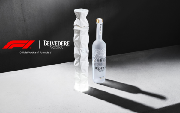 Belvedere teams up with Formula One