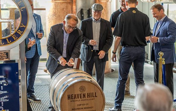 Heaven Hill fills first barrel at new distillery