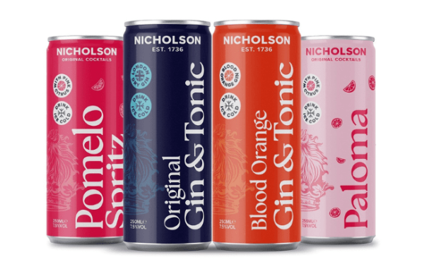 Nicholson innovates with pre-mixed cocktails
