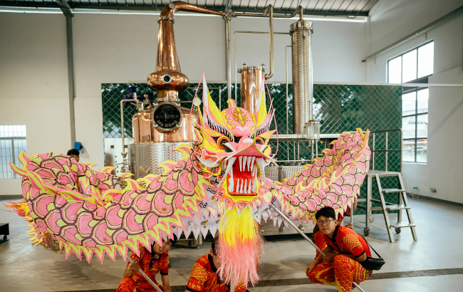 The still used to make Saigon Baigur Gin 