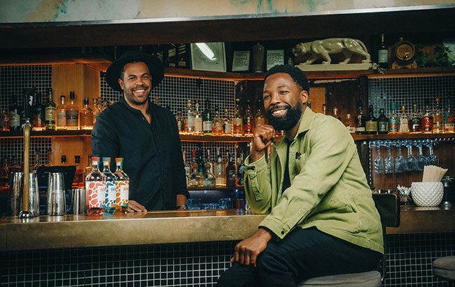 Spearhead Spirits Chris Frederick (left) and Damola Timeyin