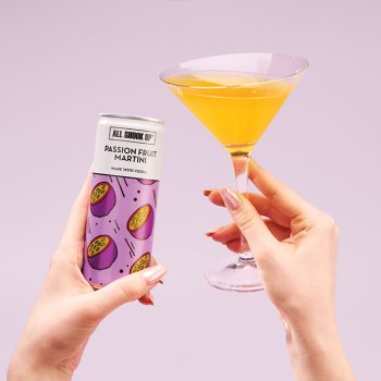All Shook Up Passion Fruit Martini