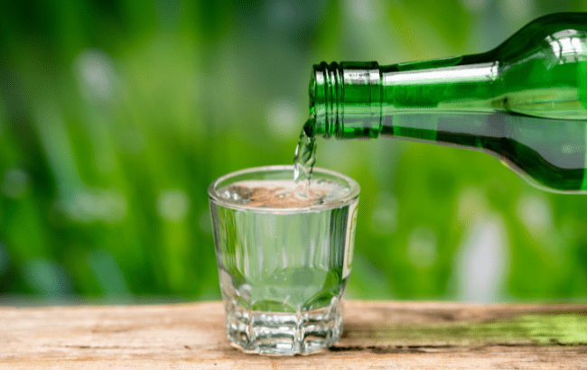 Asian spirits soju