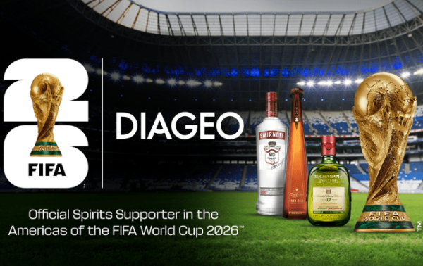 Diageo teams up with Fifa for World Cup 2026