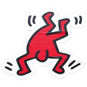 Absolut-Haring-red-drawing
