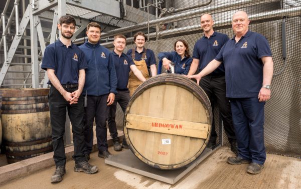 Ardgowan Distillery fills first whisky cask