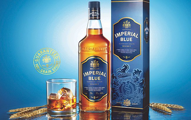 Imperial Blue Indian whisky