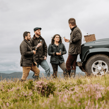 Michele Mariotti Gleneagles outdoor whisky tastings