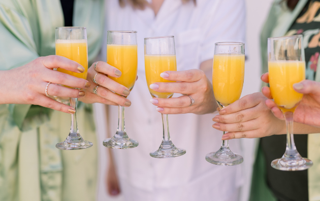 Mimosa booze banter