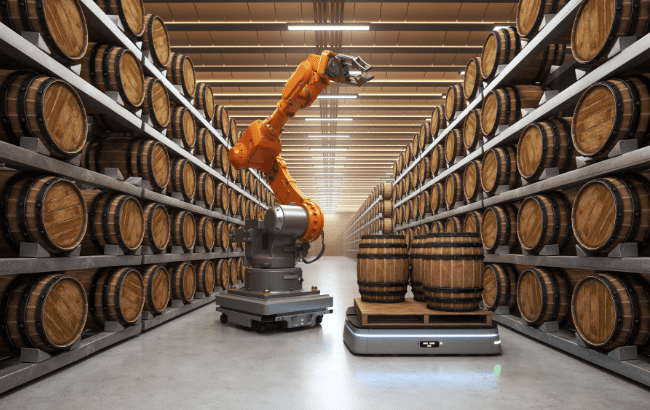 Tech is used in barrel houses