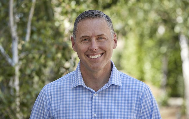 A portrait of Aaron Webb, who will take over the role of CEO at Hotaling and Co.