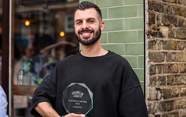 Alessandro Todini, winner of Franklin & Sons Flavour in Motion cocktail competition