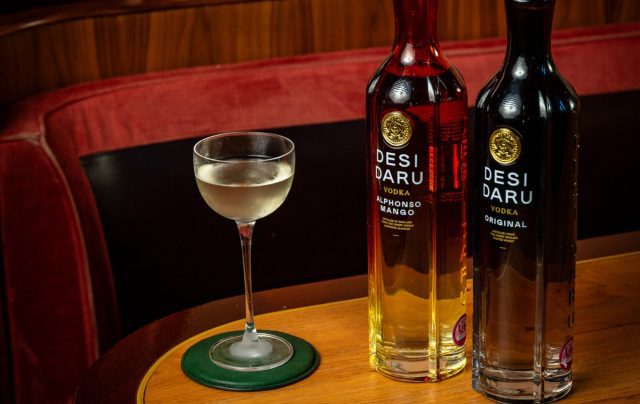 BiBi cocktail Desi Daru Curry Leaf Martini