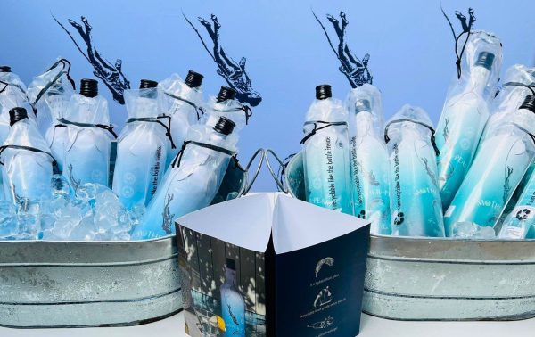 Mother of Pearl turns to paper bottles at Splash Paris