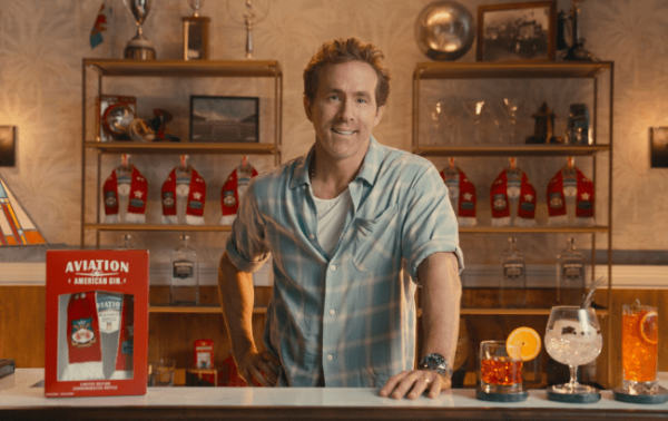Ryan Reynolds goads rival football fans with Aviation Gin