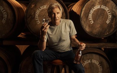 Harrison Ford toasts to new Glenmorangie 25YO Altus