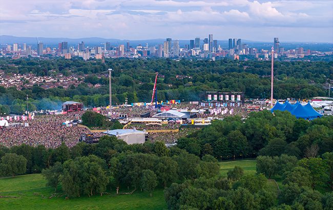 Oasis’ Manchester gigs took place at Heaton Park in the north of the city