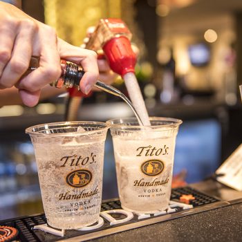 Tito’s Handmade Vodka is available in every market where alcohol sales are permitted