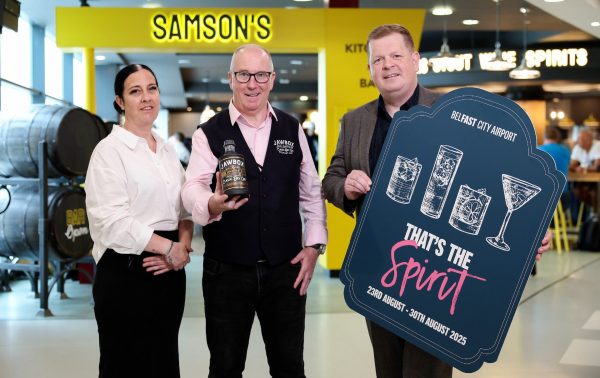 Jawbox Gin joins Belfast airport showcase