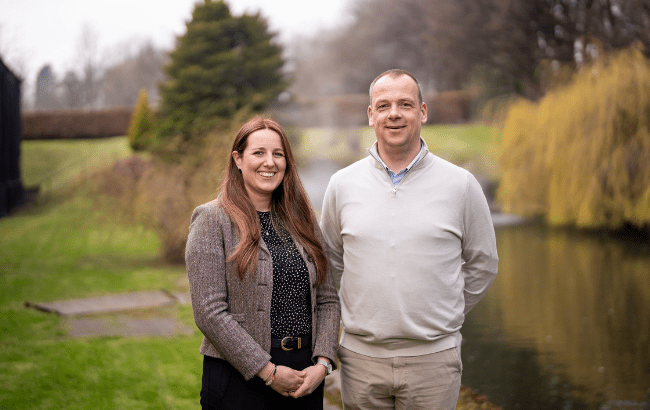 Michael van der Veen and Lauren Oliver, Glencadam Distillery