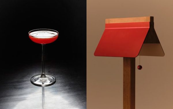 Himkok menu imagines cocktail as a lamp