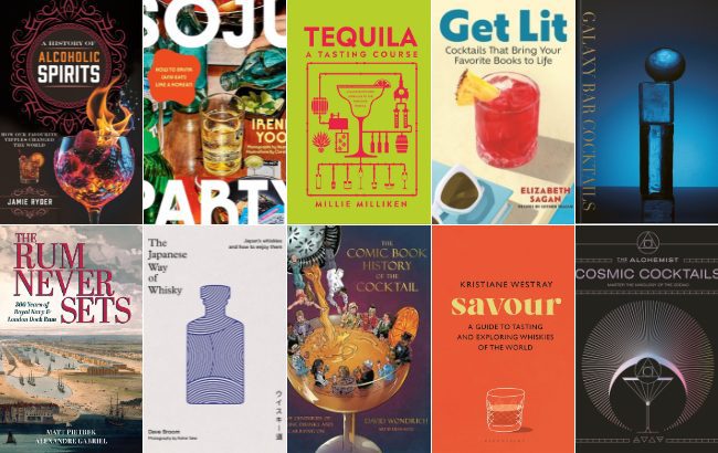spirits and cocktail books