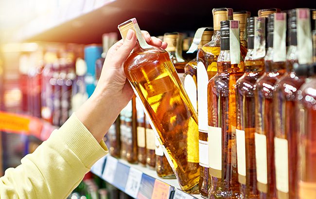 alcohol spend in the UK