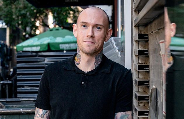 Alex and Maura Lawrence Milia depart Outline and Café Arixi