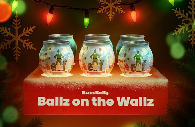 BuzzBallz decks the Wallz for Christmas