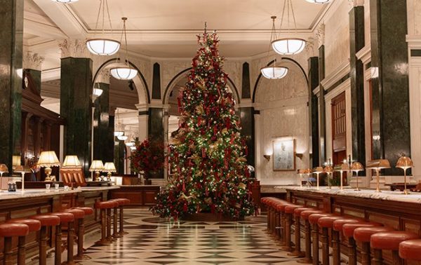 Macallan creates Christmas tree with the Ned